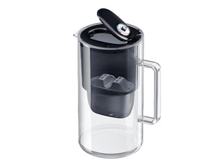 Glass Water Filter Jug Aquaphor Maxfor+, 2.5l, Black