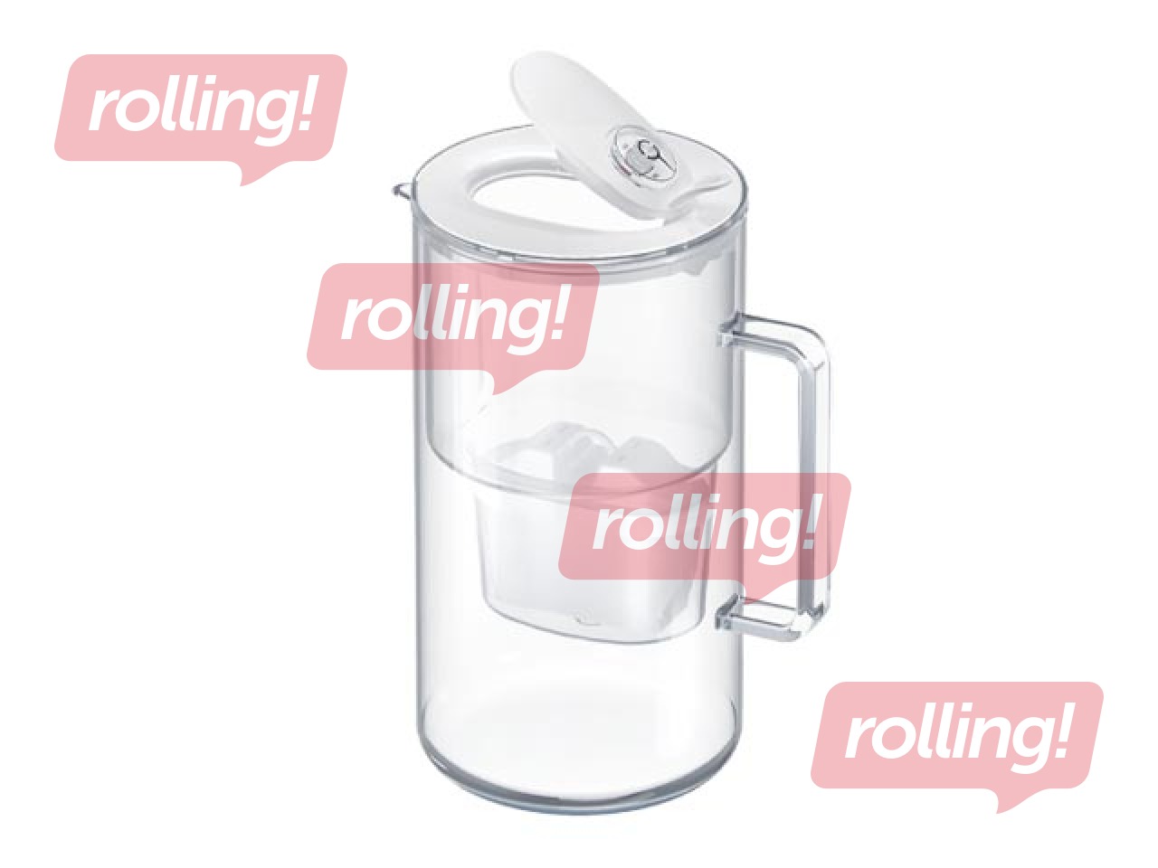 Glass Water Filter Jug Aquaphor Maxfor+, 2.5l, white