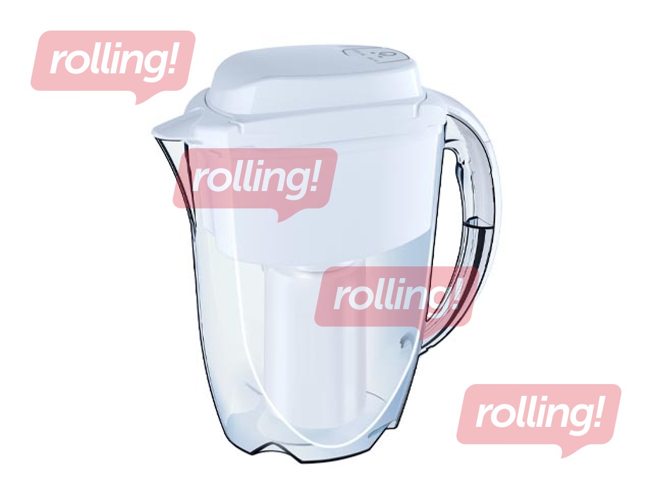 Water filter jug with battery Aquaphor J. SHMIDT 500, 2.8 L, white