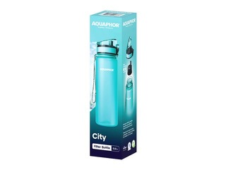Ūdens pudele ar filtru Aquaphor City, mint, 500ml