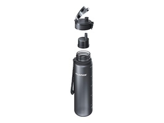 Water bottle with filter Aquaphor City, 500ml, black + GIFT! Buy a water bottle with filter an