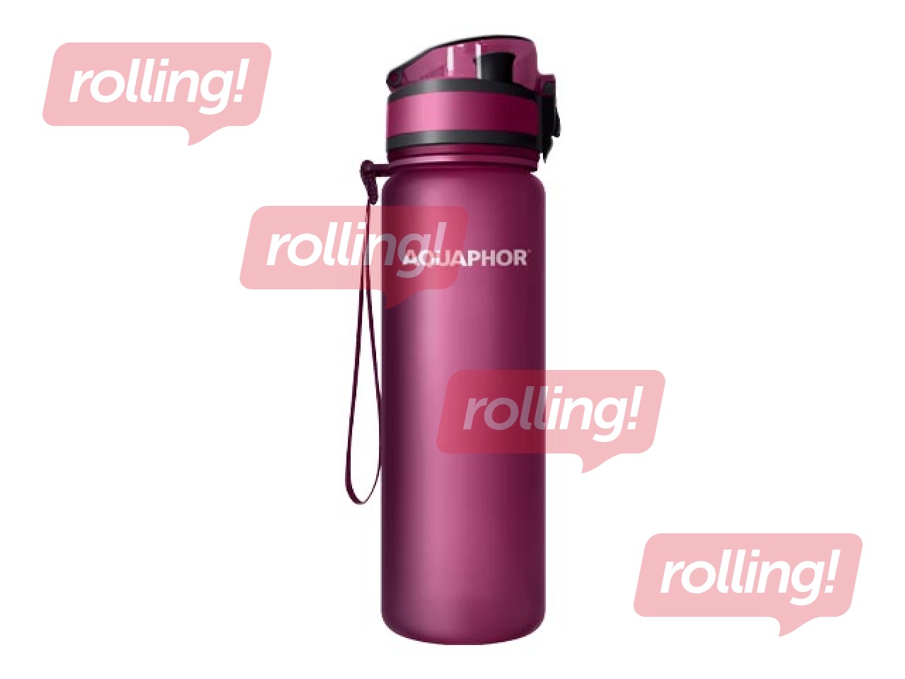 Veepudel filtriga Aquaphor City, 500ml, rubiinpunane + KAMPAANIA! Osta veepudel filtriga ja sa