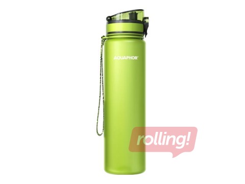 Veepudel filtriga Aquaphor City, 1l, laimiroheline + KAMPAANIA! Osta veepudel filtriga ja sa
