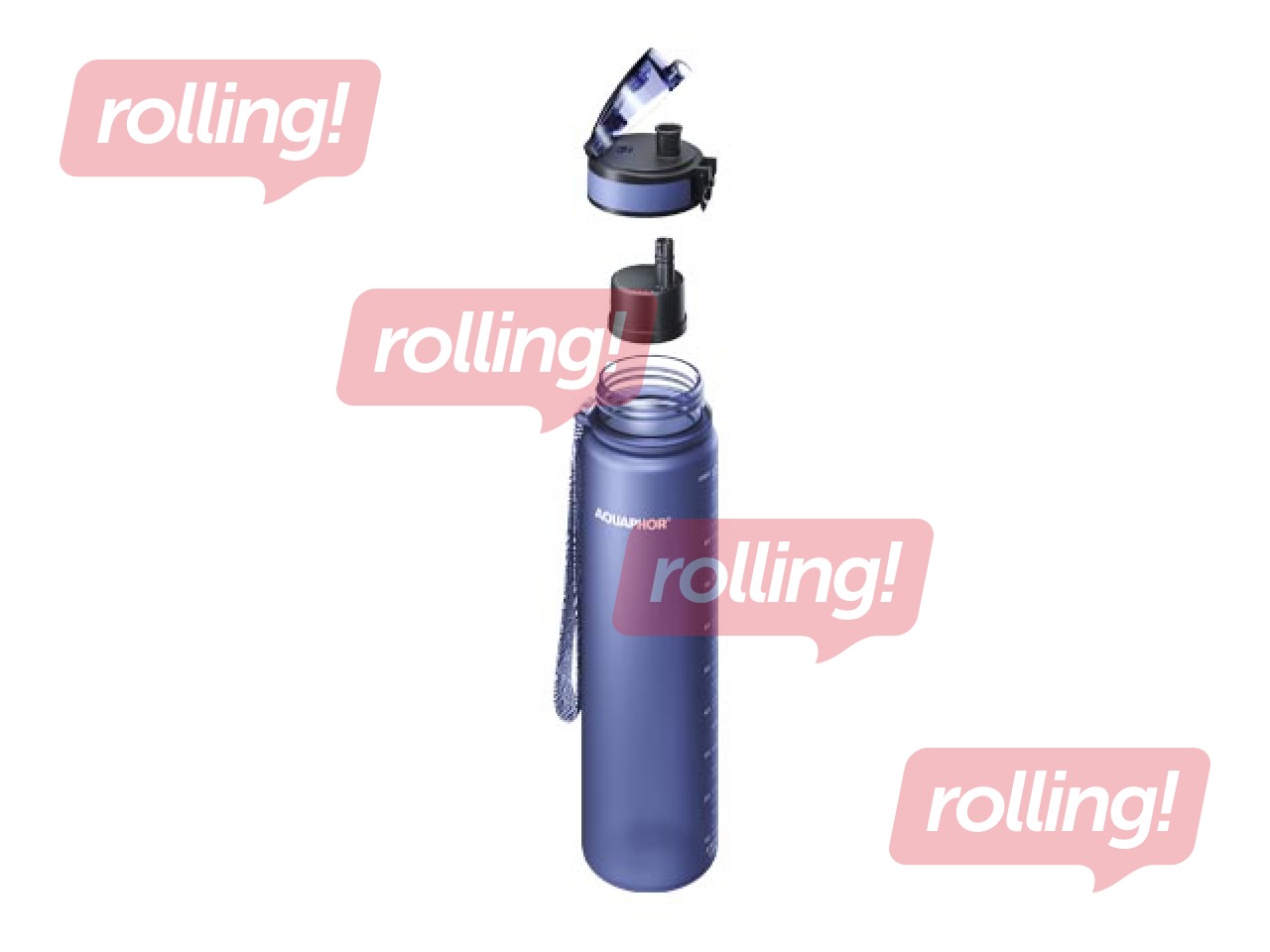 Veepudel filtriga Aquaphor City, 1l, tumesinine + KAMPAANIA! Osta veepudel filtriga ja saa kingitus!