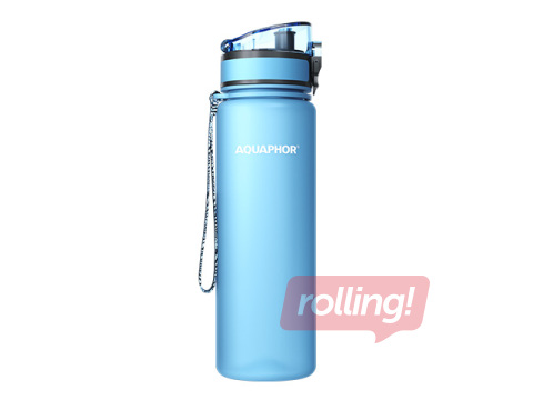 Aquaphor City water bottle with filter, 500 ml, light blue + GIFT! Buy a water bottle with filter an