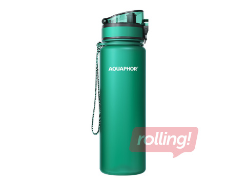 Aquaphor City veepudel filtriga, 500 ml, smaragdroheline + KAMPAANIA! Osta veepudel filtriga ja sa