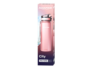Aquaphor City veepudel filtriga, puudrroosa, 500ml