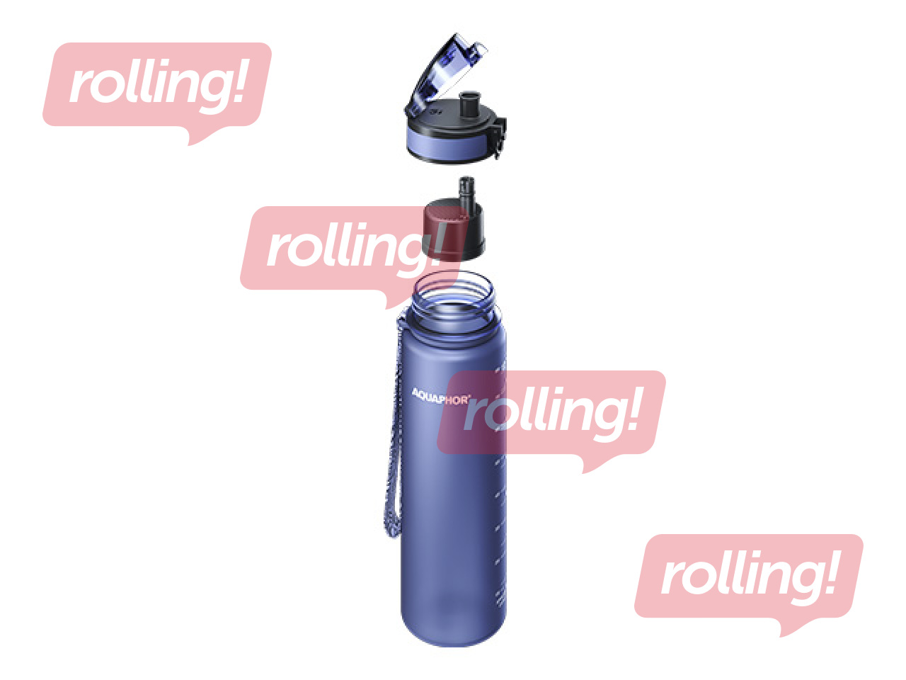 Aquaphor City veepudel filtriga, 800 ml, tumesinine + KAMPAANIA! Osta veepudel filtriga ja sa