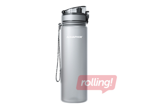 Ūdens pudele ar filtru Aquaphor City, 800ml, pelēka + AKCIJA! Pērc ūdens pudeli ar filtru un saņe