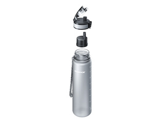 Ūdens pudele ar filtru Aquaphor City, 800ml, pelēka + AKCIJA! Pērc ūdens pudeli ar filtru un saņe