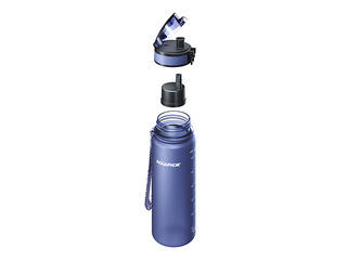 Ūdens pudele ar filtru Aquaphor City, tumši zila, 650ml
