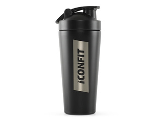 Shaker Iconfit Reforce, Stainless Steel, Black, 800ml