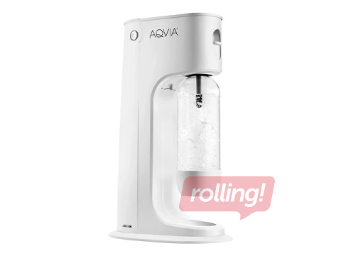 Sparkling water maker set Aqvia Balance White + bottle + CO₂