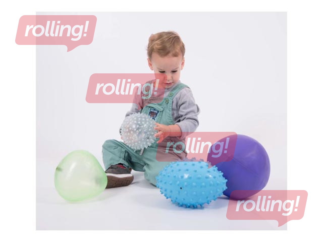 Textured sensory balls set, 4pcs