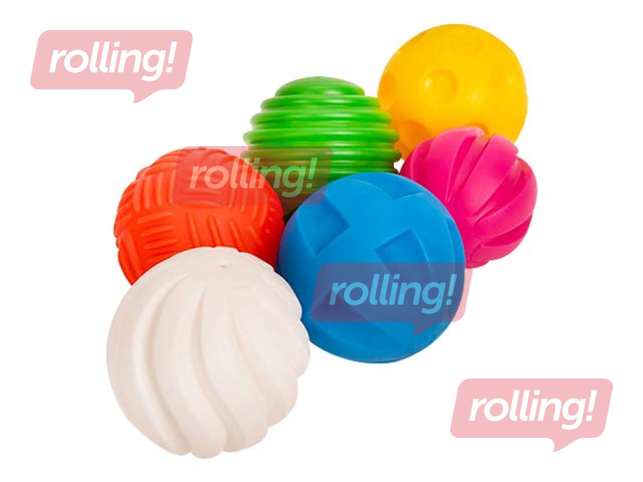 Puutepallide komplekt, 6 tk.