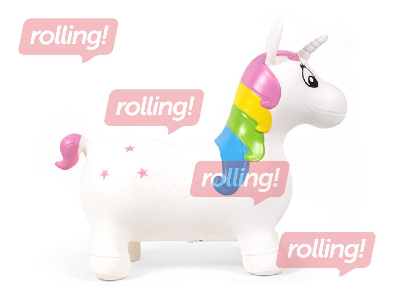 Hüppeloom valge ükssarvik