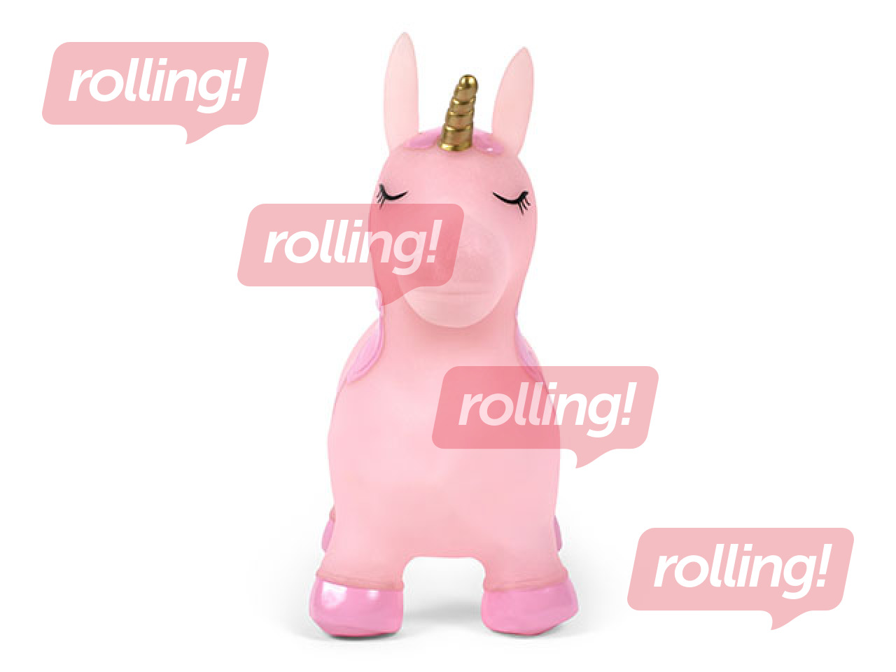 Hüppeloom roosa ükssarvik