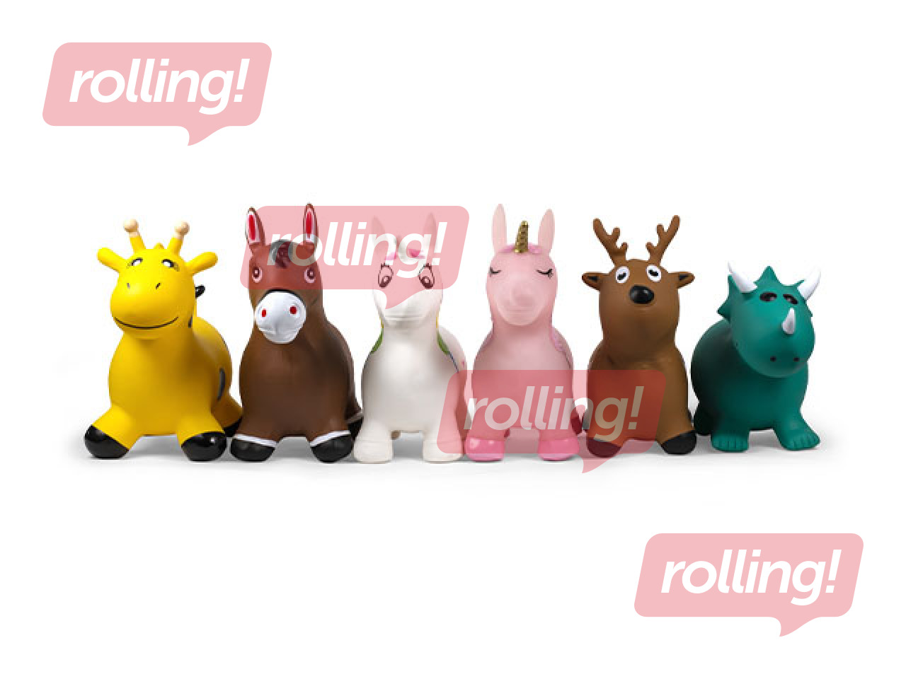 Hüppeloom roosa ükssarvik