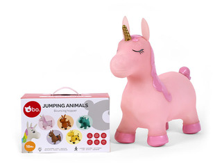 Lēkājamā figūra - rozā vienradzis