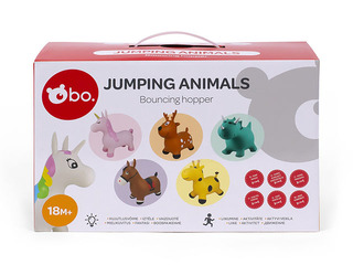 Lēkājamā figūra - rozā vienradzis