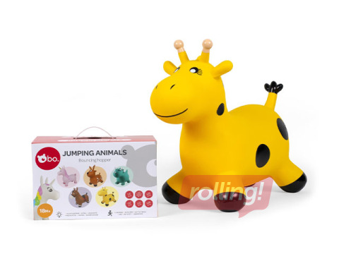 Jumping animal giraffe