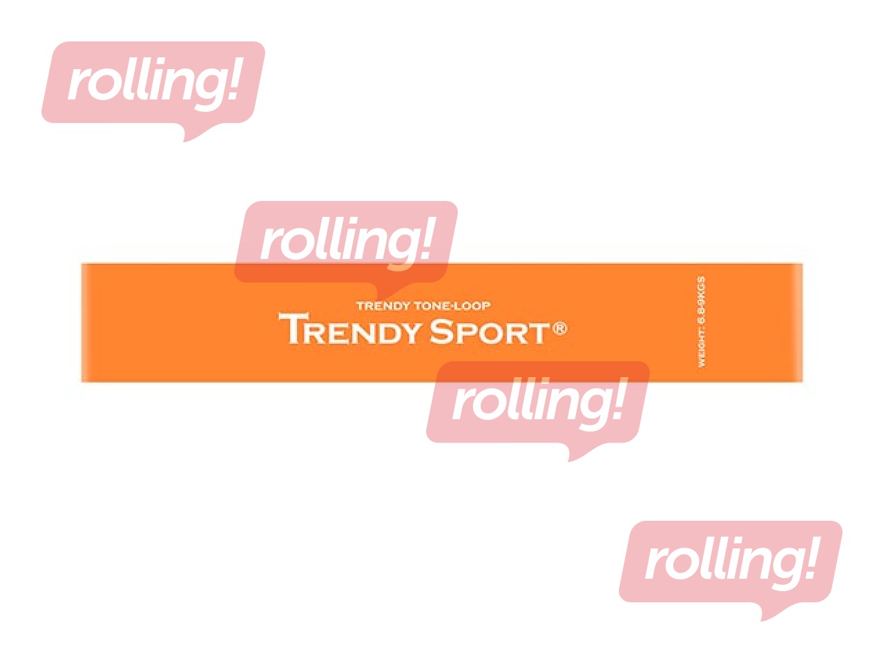 Ringikujuline treeningrihm, paksus - 0,35 mm, oranž