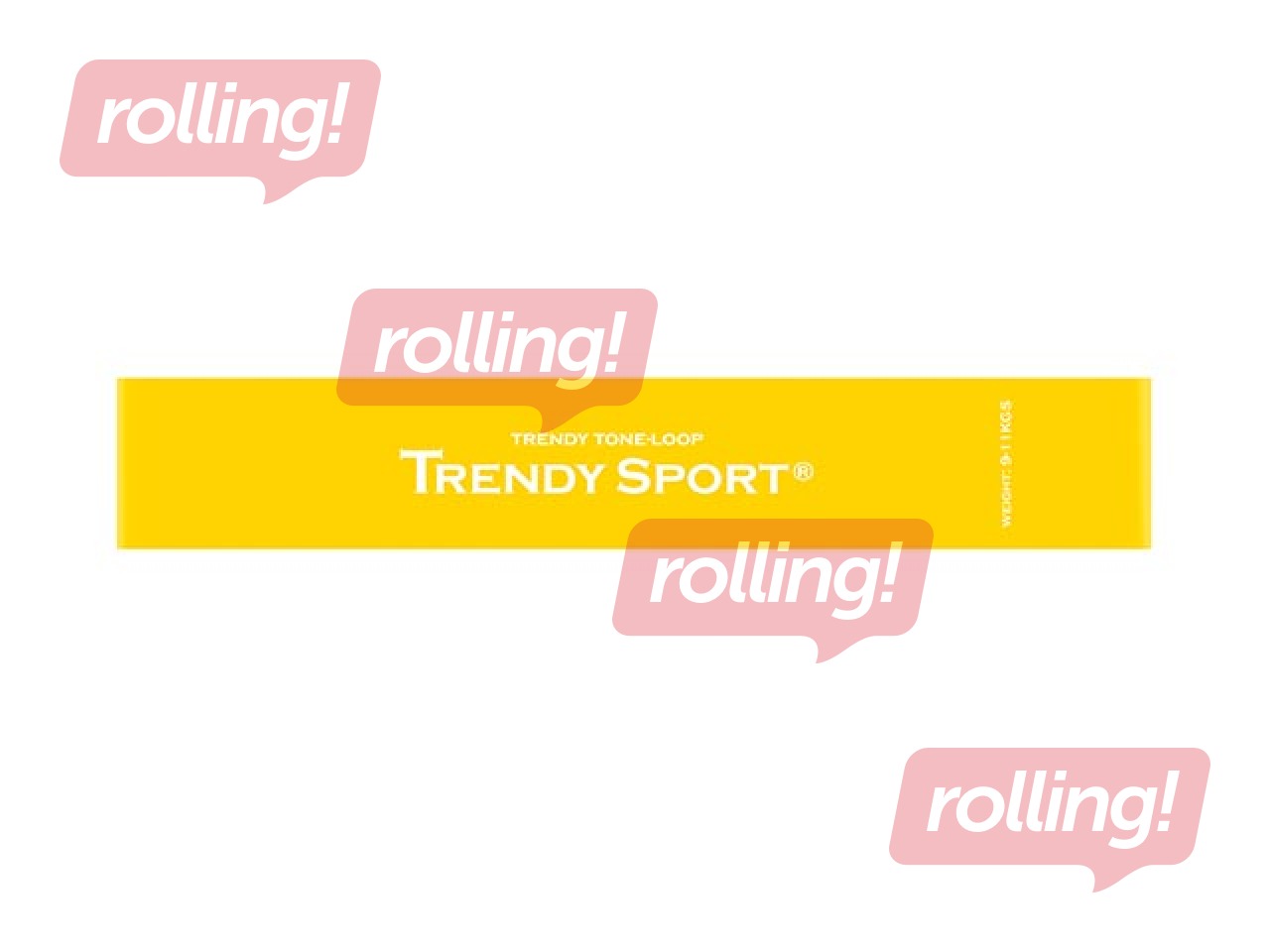 Pretesības gumija, apļveida, biezums - 0.5mm, dzeltena