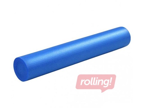 Massage foam roller, for yoga, blue, 90x15cm