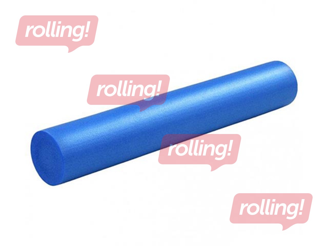 Massage foam roller, for yoga, blue, 90x15cm