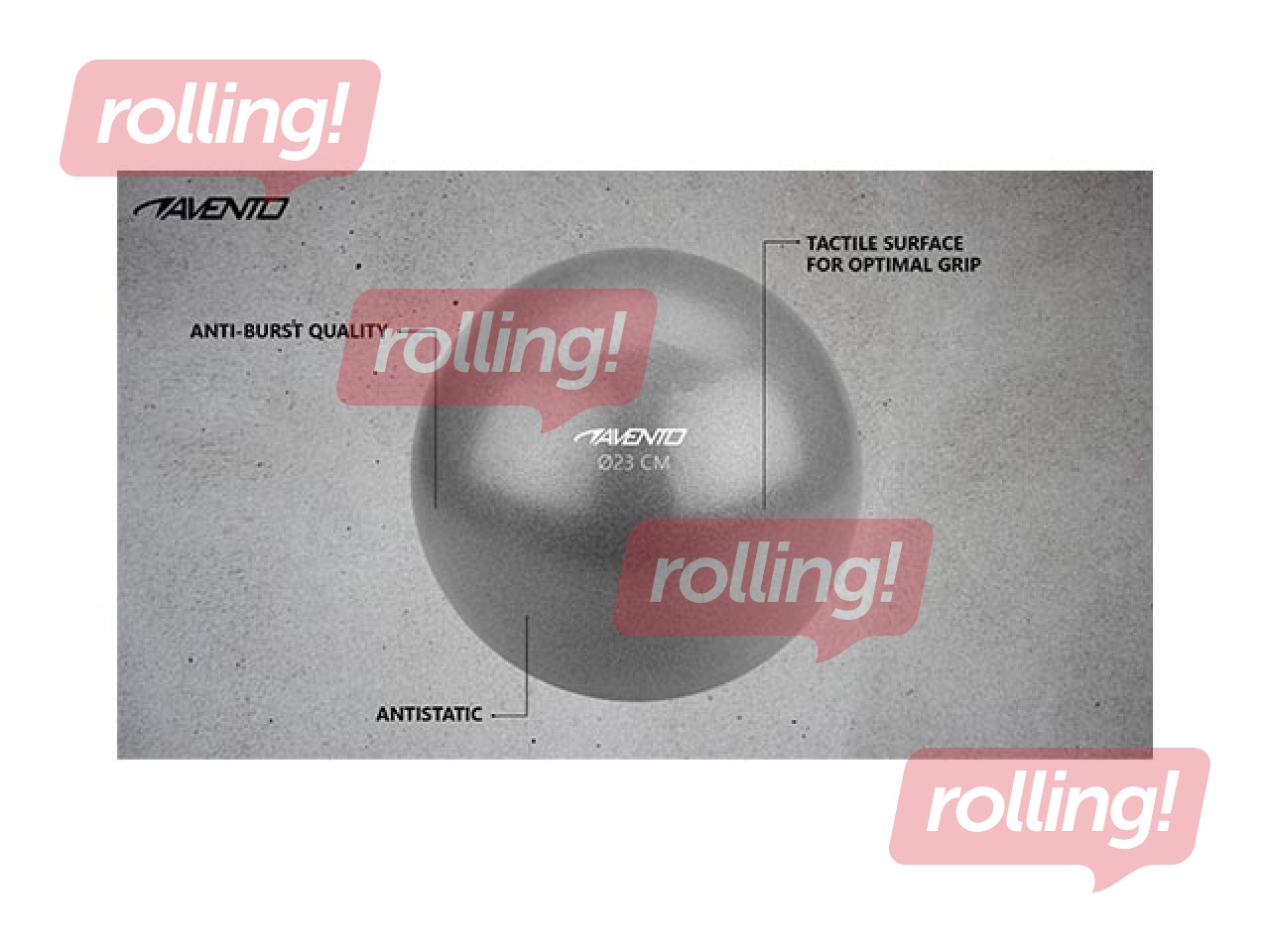 Joogapall, d:23 cm, erinevad värvid