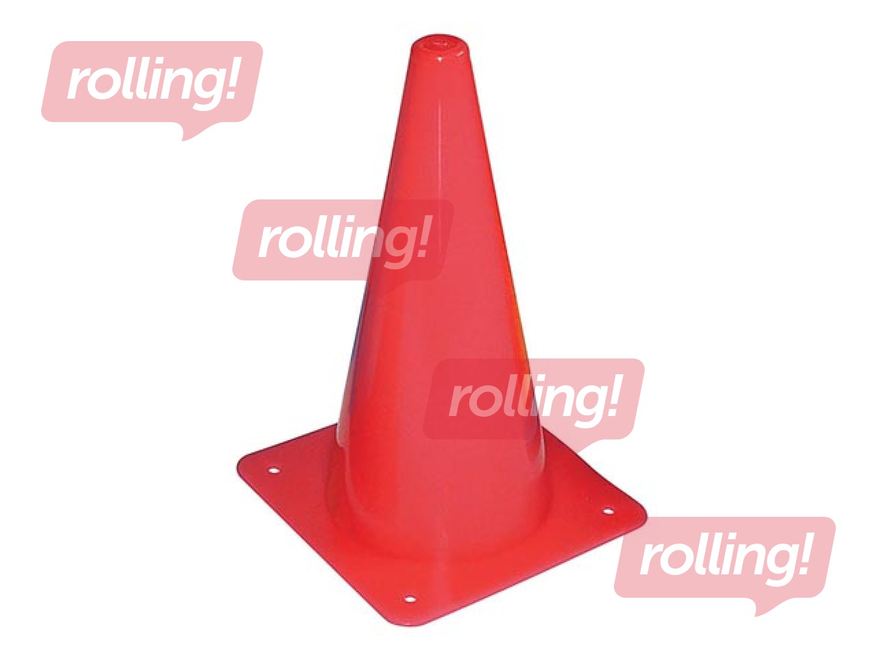 Treeningkoonus, 23 cm, punane