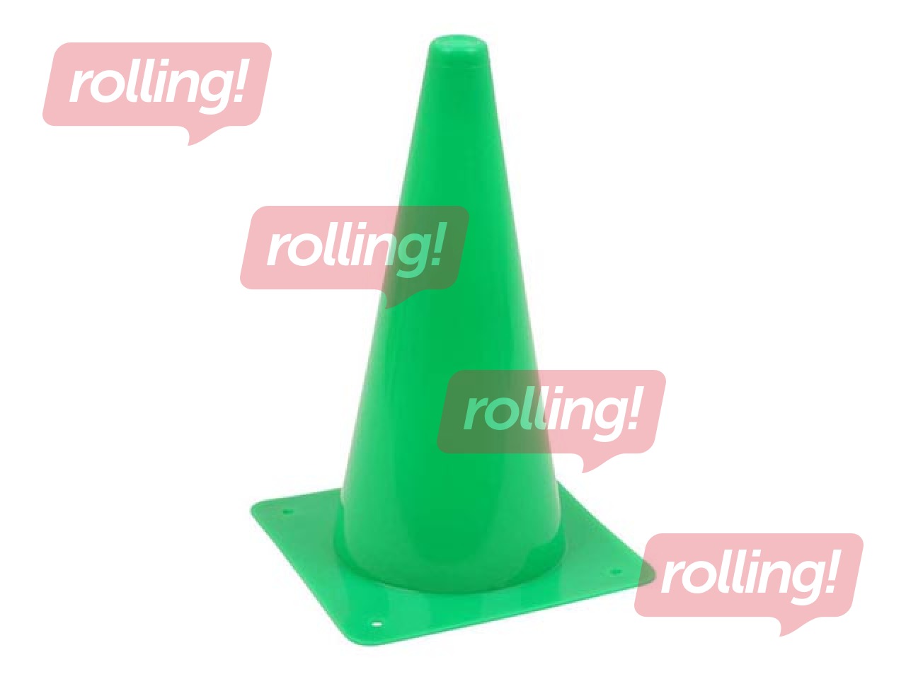 Тренировочный конуc, 30cm, зеленый