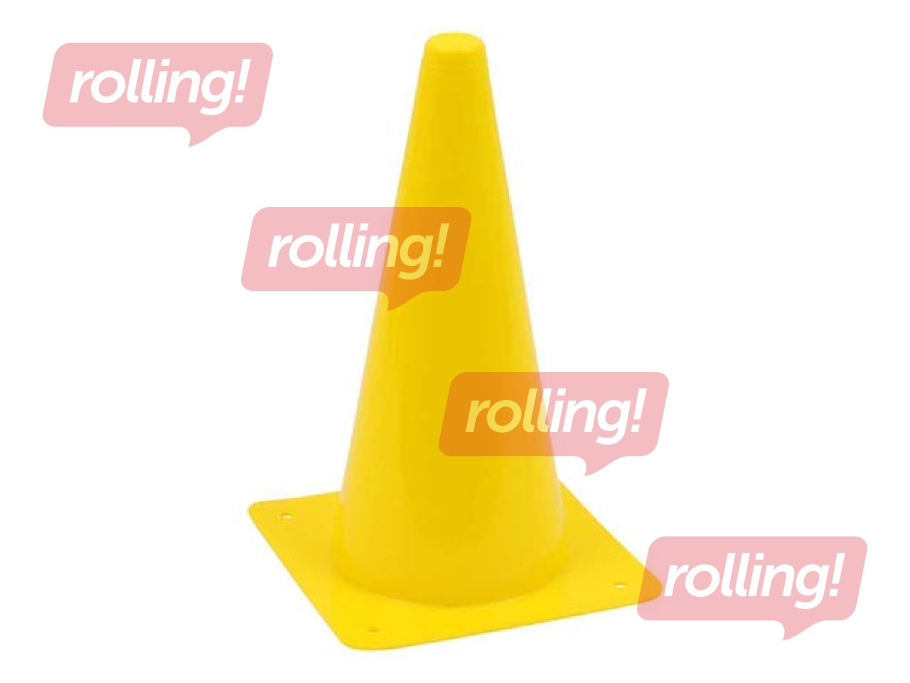 Training cone, 30cm, yellow