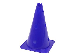 Cone with holes, 38cm, blue