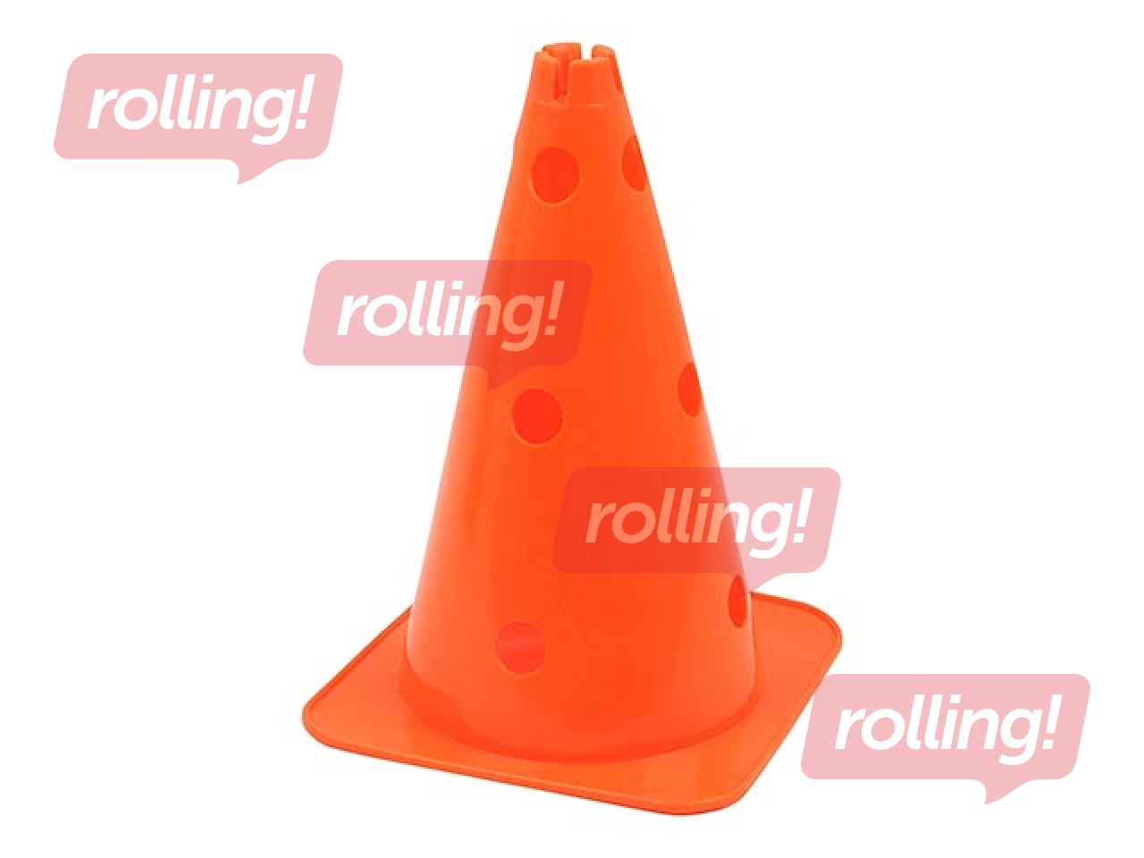 Aukudega koonus, 38 cm, oranž