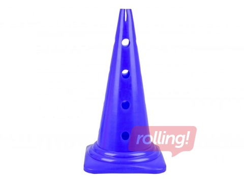 Тренировочный конуc с отверстиями, 50cm, синий