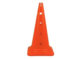 Тренировочный конуc с отверстиями, 50cm, оранжевый