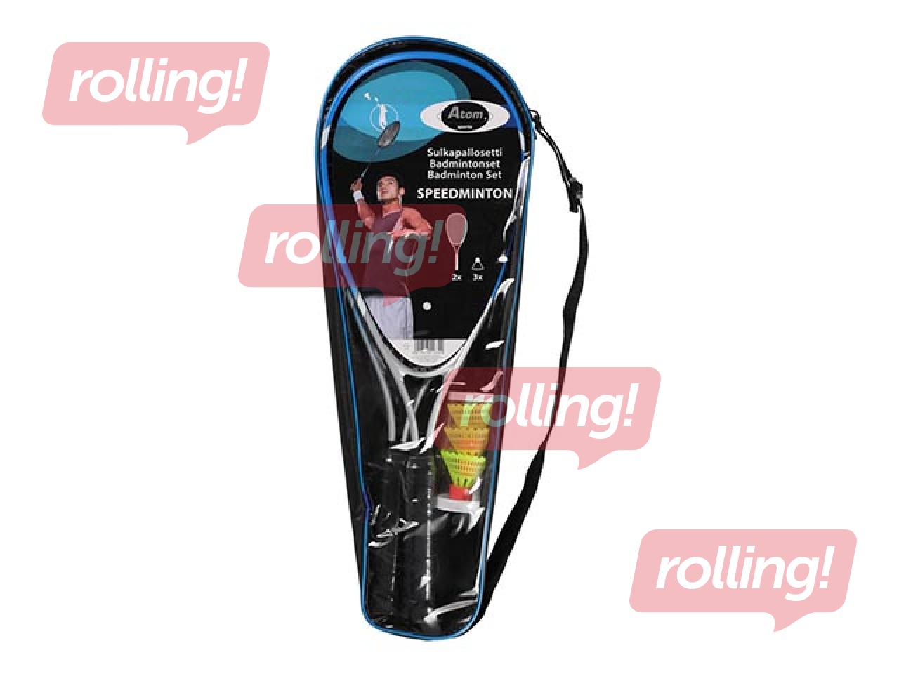 Sulgpalli (speedmintoni) komplekt Atom