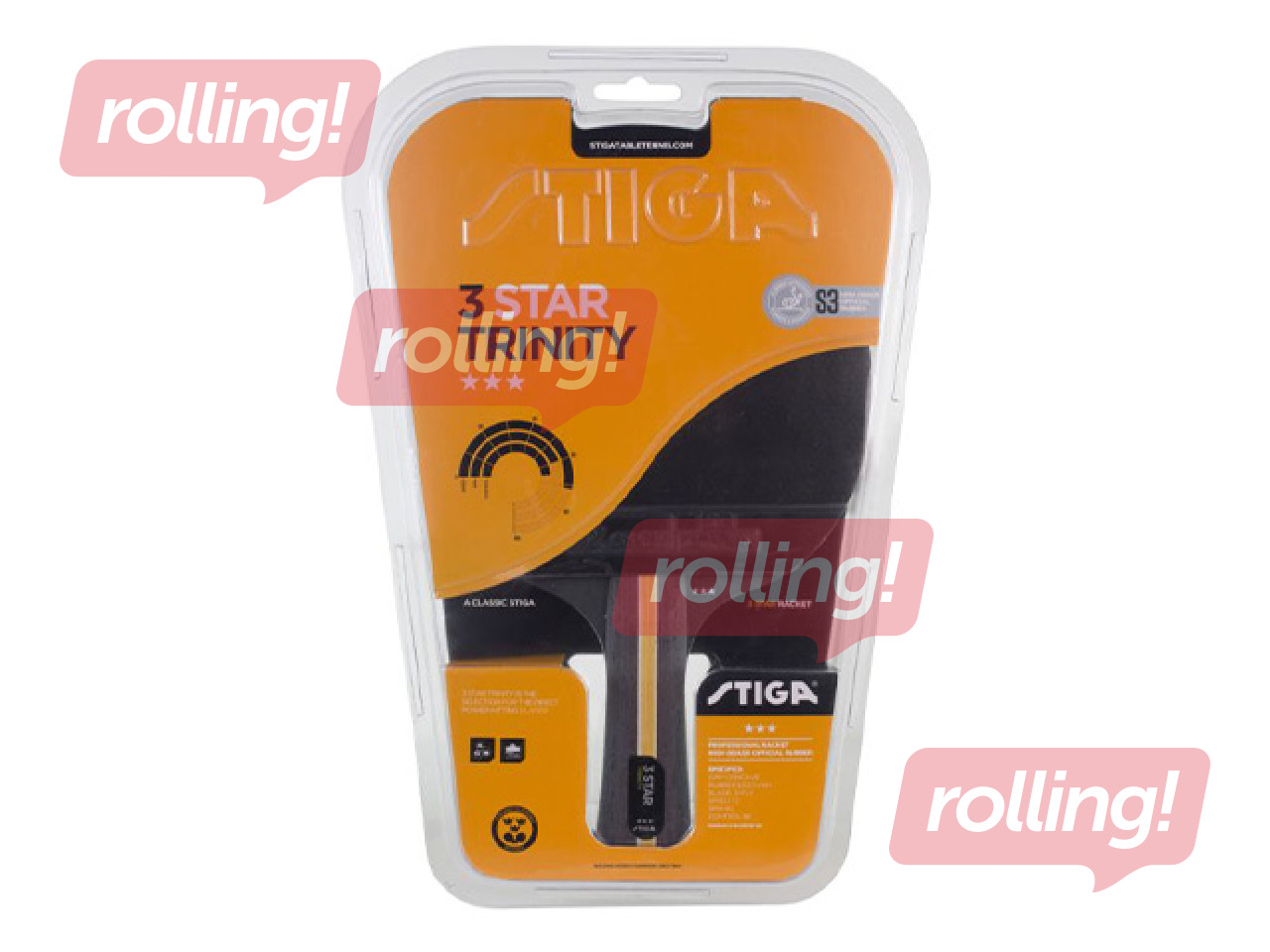 Lauatennise reket Stiga, Trinity 3*