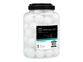 Table tennis balls, white, 60 pcs