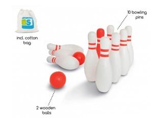 Keegel BS Toys, punane ja valge