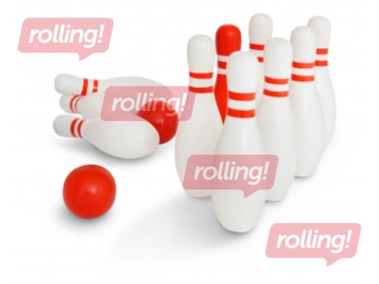 Keegel BS Toys, punane ja valge