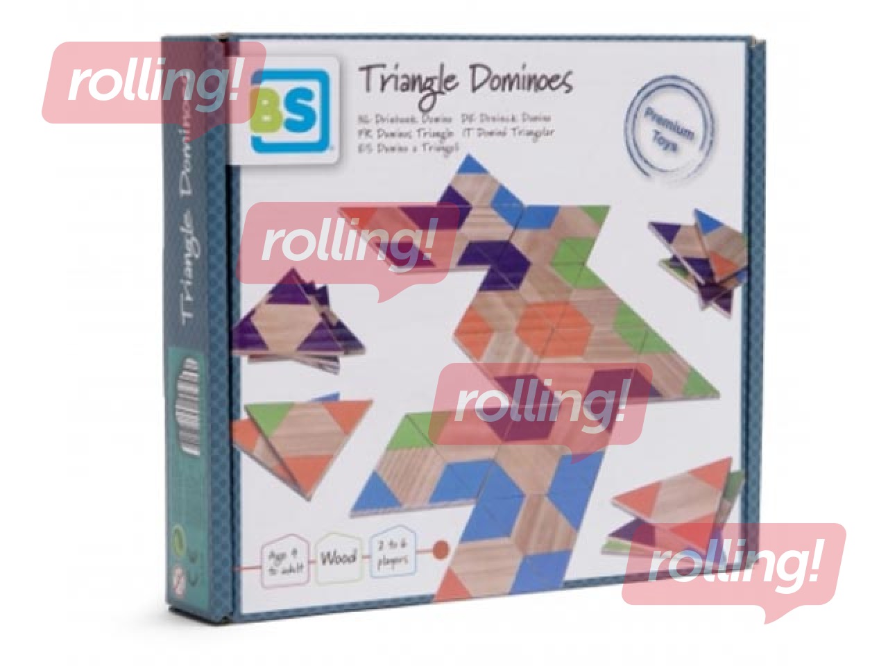 Kolmnurga doominomäng BS Toys