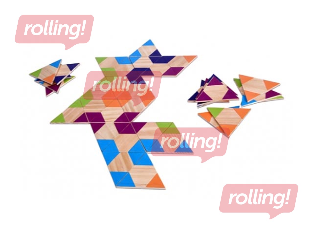 Kolmnurga doominomäng BS Toys