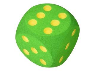 Большой кубик, 16см, разные цвета