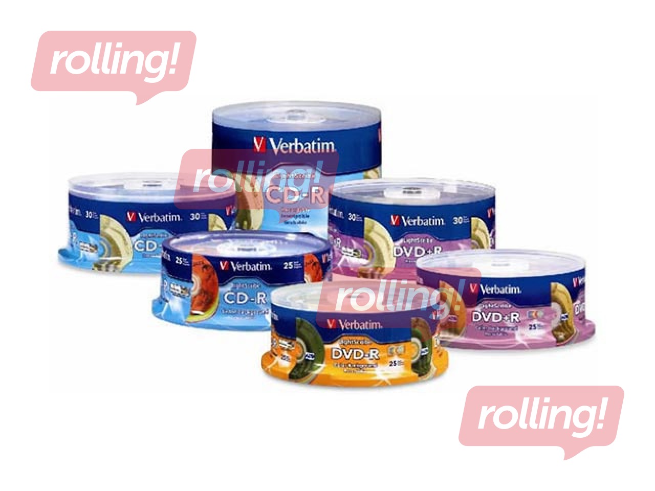 Verbatim DVD-R 4.7 GB 16x Wide Printable non ID,50 Pack Spindle