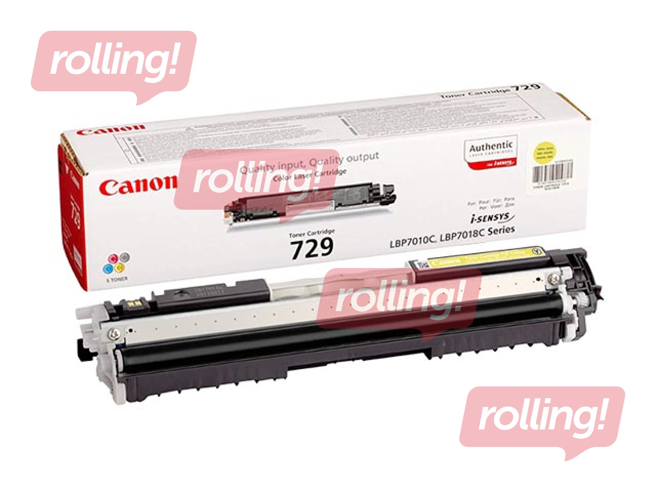 Toonerkassett Canon 729, kollane, (1000 lk)