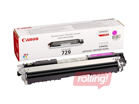 Toonerkassett Canon 729, punane, (1000 lk)