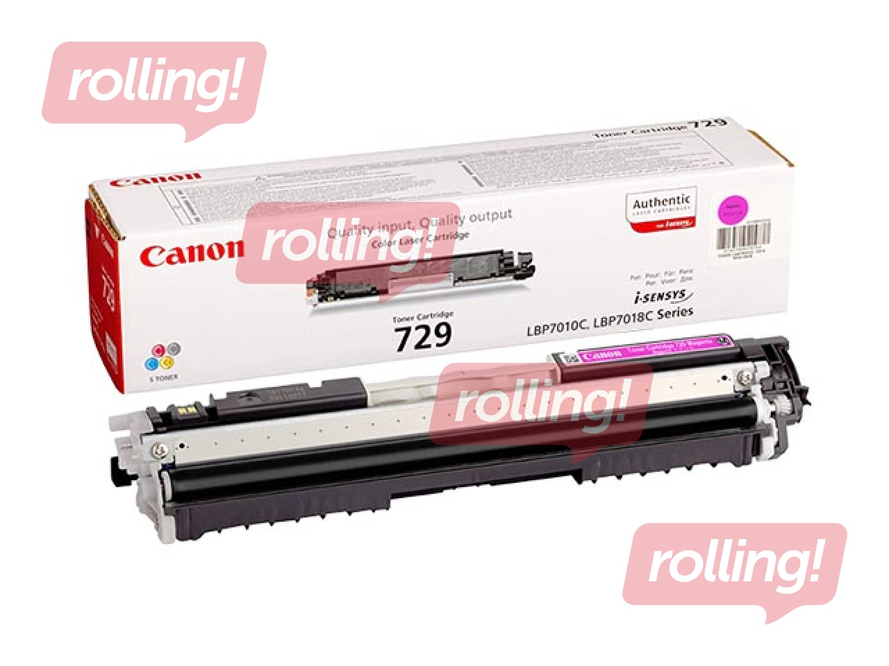 Toonerkassett Canon 729, punane, (1000 lk)
