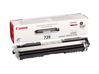 Toonerkassett Canon 729, must, (1200 lk)